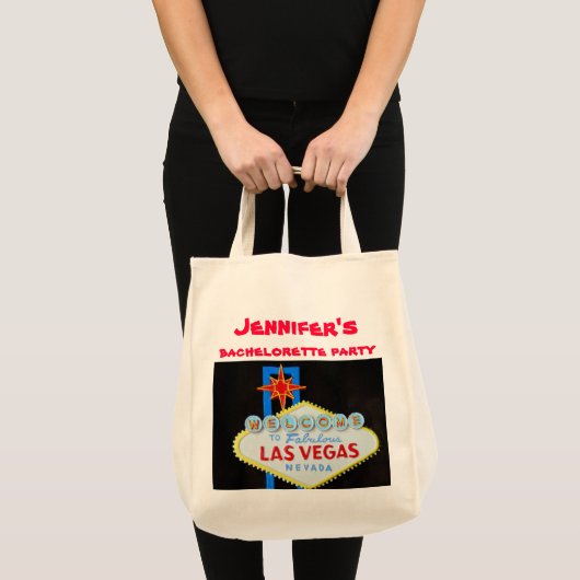 Las Vegas bachelorette Welcome Sign Tote Bag (Voorkant (product))