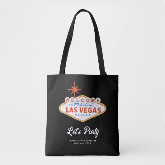 Las Vegas Bachelorette Zwembad Party Welkom Tas (Voorkant)