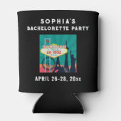 Las Vegas Bacherolette Party Wedding Favor Blikjeskoeler (Achterkant)