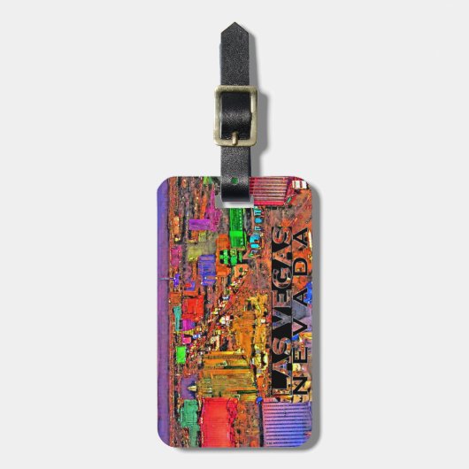 Las Vegas Bagagelabel (Voorkant verticaal)