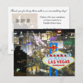 Las Vegas Bedankt Passen getrouwd (Voorkant / Achterkant)