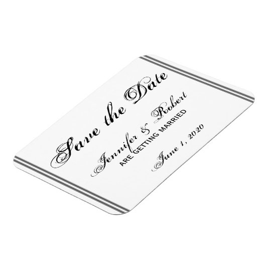 Las Vegas Bestemming Bewaar de datum Magneet (Linkerzijde)