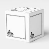 Las Vegas Bestemming Bruiloft Favor Box Bedankdoosjes (Voorkant Zijde)