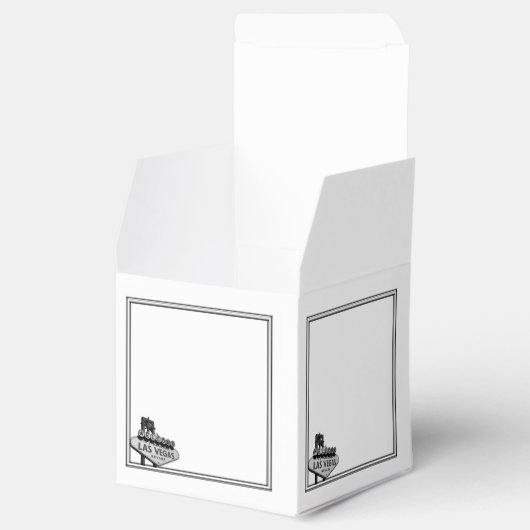 Las Vegas Bestemming Bruiloft Favor Box Bedankdoosjes (Geopend)