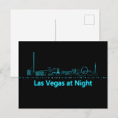 Las Vegas bij nacht Briefkaart (Voorkant / Achterkant)