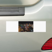 Las Vegas bij nacht Bumpersticker (Op auto)