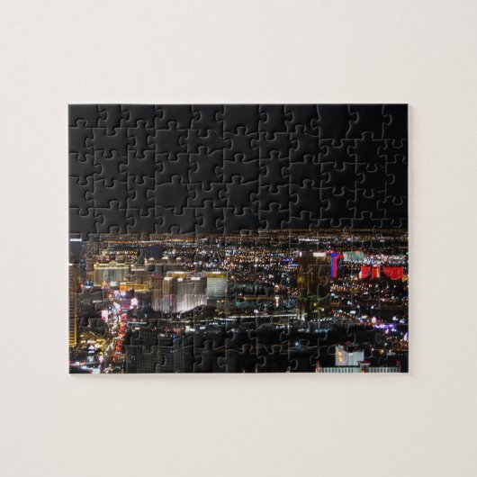 Las Vegas bij nacht Legpuzzel (Horizontaal)