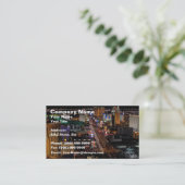 Las Vegas bij nacht Visitekaartje (Staand voorkant)