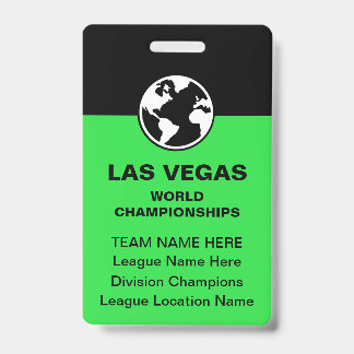 Las Vegas Billiardkampioenschap Hulpteam Badges