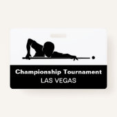 Las Vegas Billiards Budget Event Badges (Voorkant)