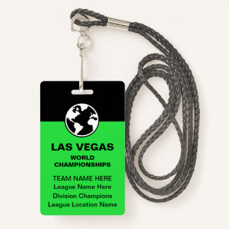 Las Vegas Billiards Championship Bulk Team Badges