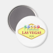 Las Vegas Bingo Magnet (Voorkant / Achterkant)