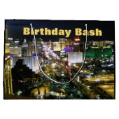 Las Vegas Birthday Bash Strip Groot Cadeauzakje (Achterkant)