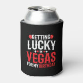 Las Vegas Birthday - Getting Lucky in Vegas Blikjeskoeler (Blikje Voorkant)
