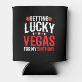 Las Vegas Birthday - Getting Lucky in Vegas Blikjeskoeler (Voorkant)