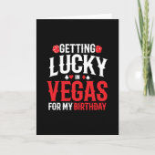 Las Vegas Birthday - Getting Lucky in Vegas Kaart (Voorkant)