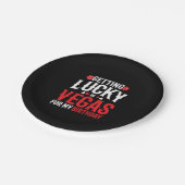 Las Vegas Birthday - Getting Lucky in Vegas Papieren Bordje (Gekanteld)