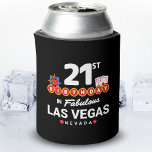 Las Vegas Birthday Party - 21st Birthday in Vegas Blikjeskoeler<br><div class="desc">Je 21ste verjaardag in Vegas plannen? Dit Welcome to Las Vegas sign stijlontwerp is de perfecte manier voor een 21-jarige om met een verjaardagsfeest in Vegas te vieren! Geweldig voor een meisjesreis of verjaardagseskaders die naar Vegas komen voor een weekendbaan of vakantie. Met "21st Birthday in Fabulous Las Vegas Nevada"...</div>