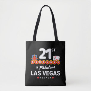 Las Vegas Birthday Party - 21st Birthday in Vegas Tote Bag