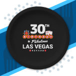 Las Vegas Birthday Party - 30th Birthday in Vegas Papieren Bordje<br><div class="desc">Je 30e verjaardag plannen in Vegas? Dit Welcome to Las Vegas sign stijlontwerp is de perfecte manier voor een 30-jarige om met een verjaardagsfeest in Vegas te vieren! Geweldig voor een meisjesreis of verjaardagseskaders die naar Vegas komen voor een weekendbaan of vakantie. Kenmerken "30th Birthday in Fabulous Las Vegas Nevada"...</div>