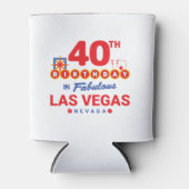 Las Vegas Birthday Party - 40th Birthday in Vegas Blikjeskoeler (Voorkant)