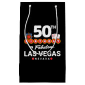 Las Vegas Birthday Party - 50th Birthday in Vegas Klein Cadeauzakje (Voorkant)