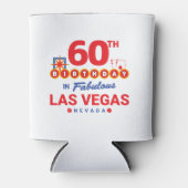 Las Vegas Birthday Party - 60th Birthday in Vegas Blikjeskoeler (Voorkant)