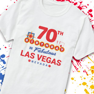 Las Vegas Birthday Party - 70th Birthday in Vegas T-shirt