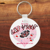 Las Vegas Birthday Party Favors Sleutelhanger (Voorkant)