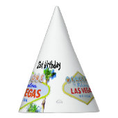 Las Vegas Birthday Party gepersonaliseerd Feesthoedjes (Rechts)