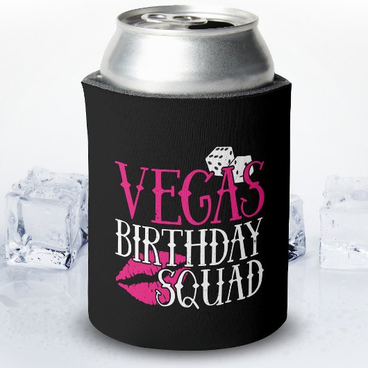 Las Vegas Birthday Party Group Gift Vegas Squad Blikjeskoeler