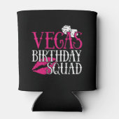 Las Vegas Birthday Party Group Gift Vegas Squad Blikjeskoeler (Achterkant)