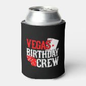 Las Vegas Birthday - Party in Vegas Birthday Crew Blikjeskoeler (Blikje Voorkant)