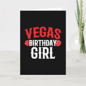 Las Vegas Birthday Party Vegas Birthday Girls Trip Kaart (Voorkant)