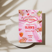 Las Vegas Birthday Party Vrouwen Poker Uitnodiging