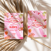 Las Vegas Birthday Party Vrouwen Poker Uitnodiging