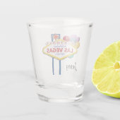 Las Vegas Birthday Shot glass Shot Glas (Achterkant)