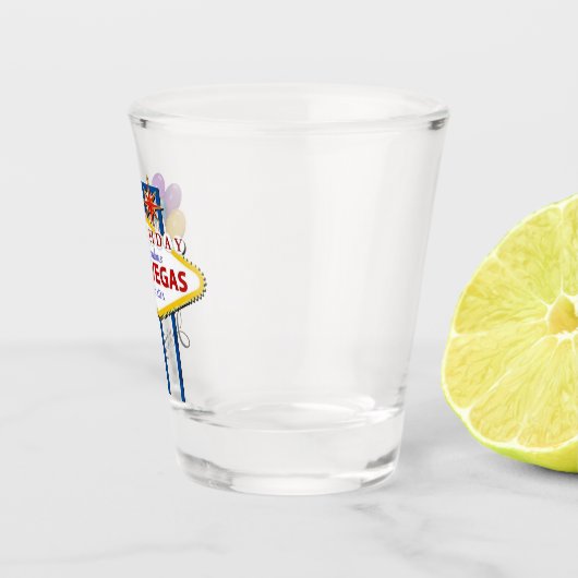 Las Vegas Birthday Shot glass Shot Glas (Rechts)