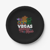Las Vegas Birthday - Vegas Birthday Squad Papieren Bordje (Voorkant)