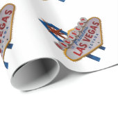 Las Vegas Birthday Wrapping Paper Cadeaupapier (Rol Hoek)