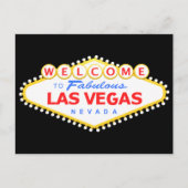 Las Vegas Black Briefkaart (Voorkant)