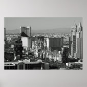 Las Vegas Black en White Photo Poster (Voorkant)