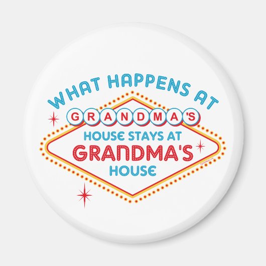 Las Vegas blijft bij oma's Magneet (Voorkant)