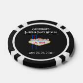 Las Vegas Bord Reünie Vakantie Modern Poker Chips (Enkel)