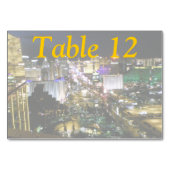 Las Vegas Boulevard Aerial Uitzicht Kaart (Achterkant)