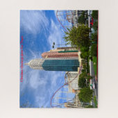 Las Vegas Boulevard Nevada.Kerstgroeten Legpuzzel (Verticaal)