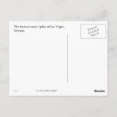 Las Vegas Boulevard Strip Nevada Briefkaart (Achterkant)