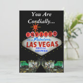 Las Vegas Bridal Shower Invitations Kaart (Staand voorkant)
