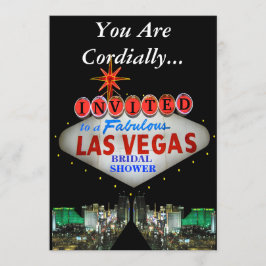 Las Vegas Bridal Shower Invitations Kaart