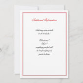 Las Vegas Bridal Shower Kaart (Achterkant)